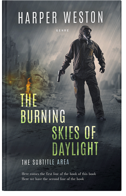 Front view of Outer Space #23246 - Premade Mystery & Thriller & Suspense Book Cover