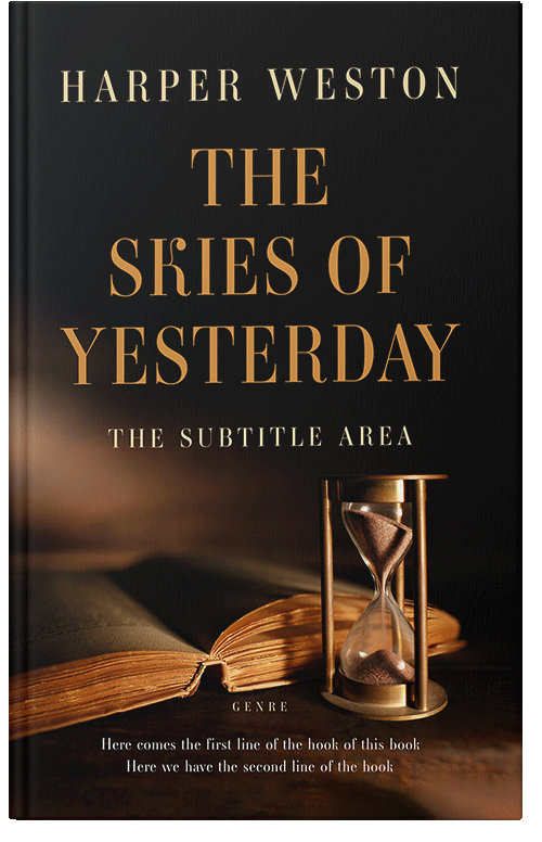 Front view of Premade Historical Book Cover - Tussock