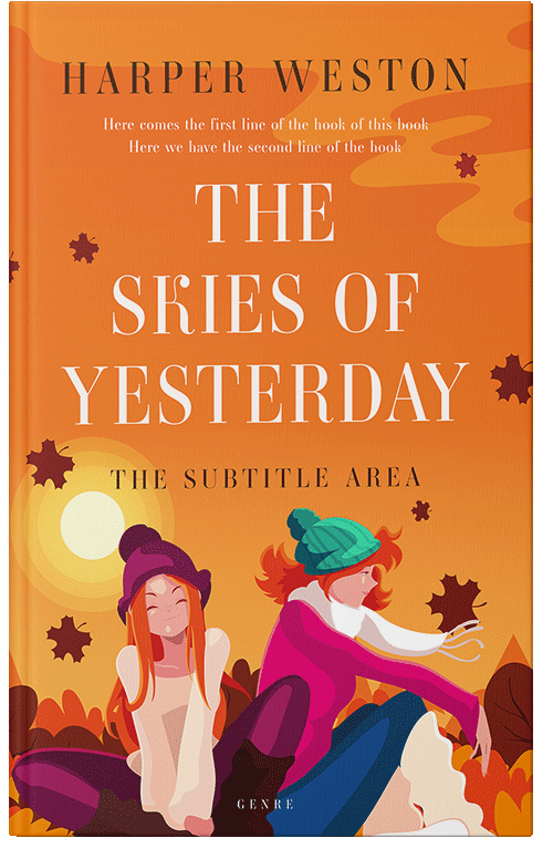 Front view of Premade Chick Lit Book Cover - Tango