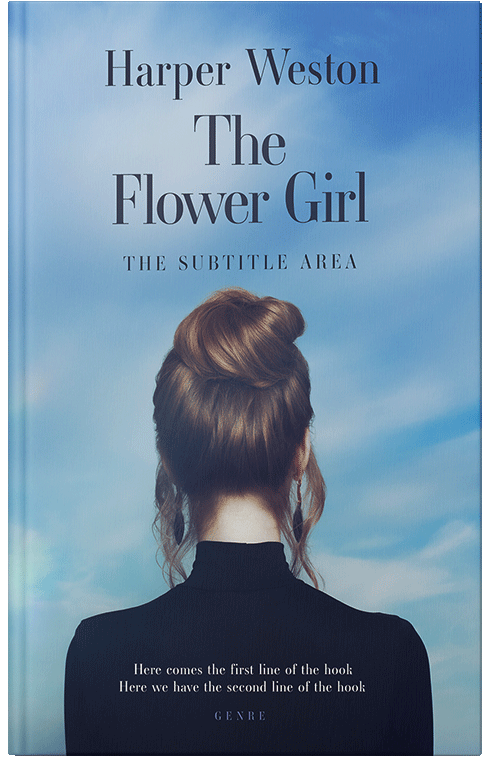 Front view of Polo Blue #23267 - Premade Romance Book Cover