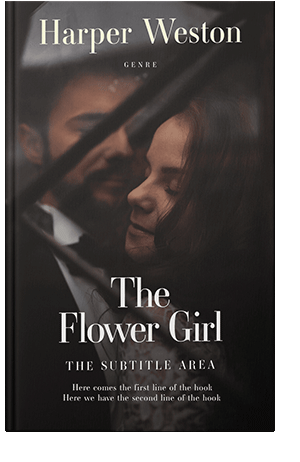 Pre Made Book Cover Cocoa Brown