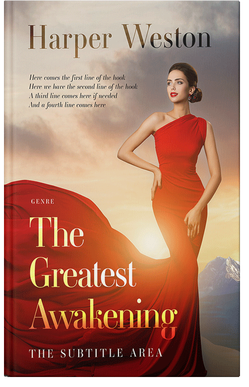 Front view of Cameo #23275 - Premade Chick Lit Book Cover