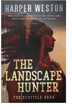 Pre Made Book Cover Cocoa Brown