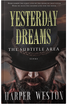 Pre Made Book Cover Cocoa Brown