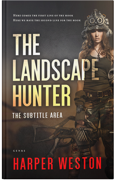 Front view of Cocoa Brown #23289 - Premade Apocalyptica Book Cover