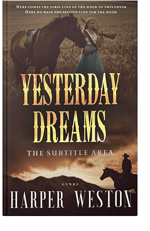 Pre Made Book Cover English Walnut