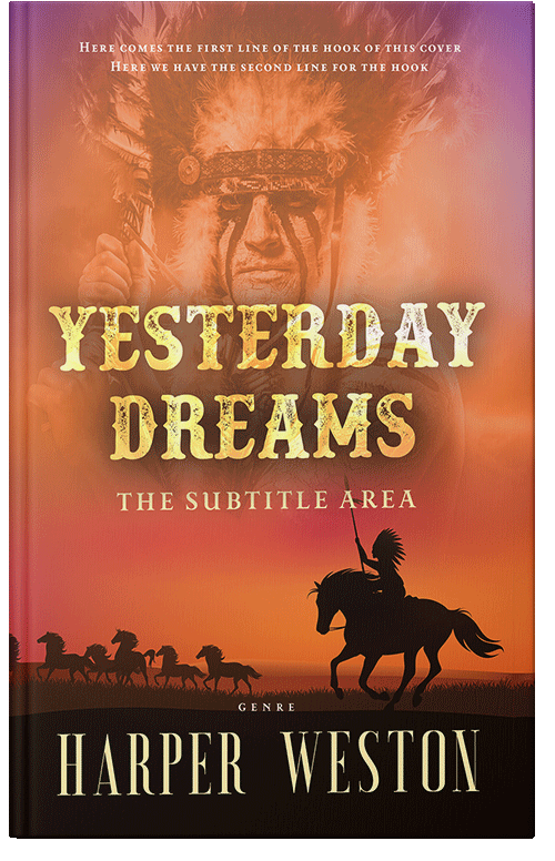 Front view of Copper #23292 - Premade Historical Book Cover