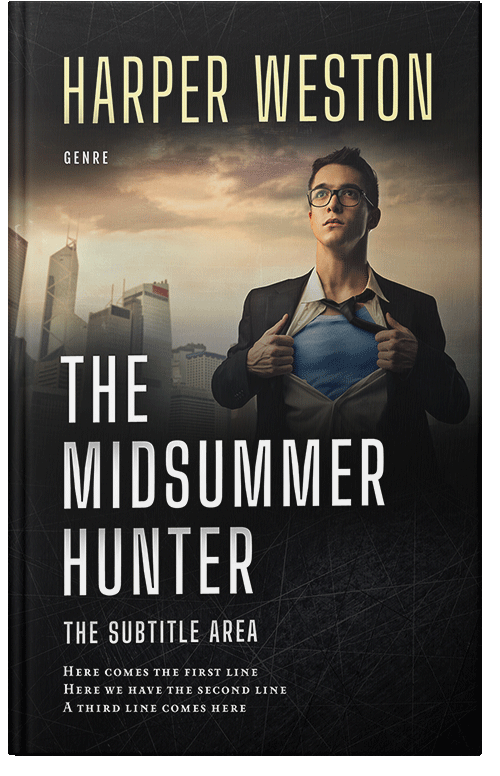 Front view of Premade Business Book Cover - Rodeo Dust