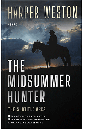 Pre Made Book Cover Mist Gray