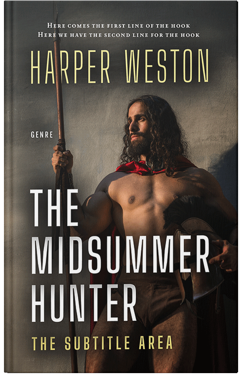 Front view of Zeus #23303 - Premade Historical Book Cover