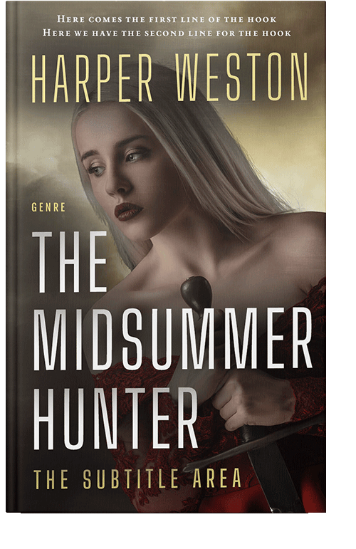 Front view of English Walnut #23304 - Premade Fantasy Book Cover