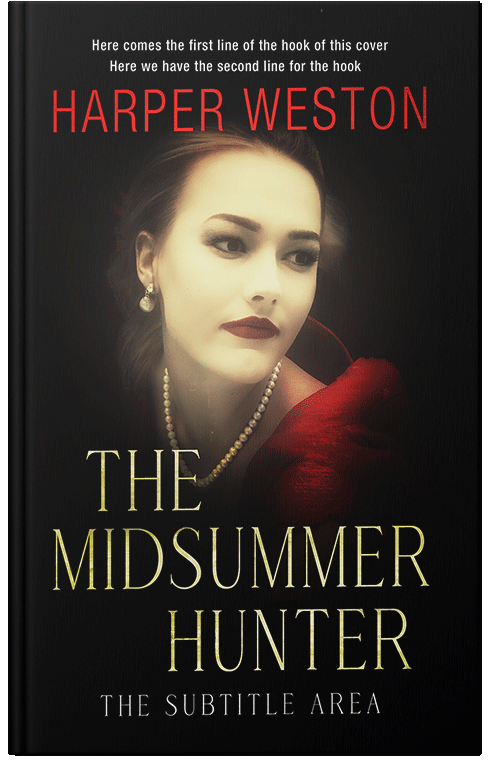 Front view of Tan #23310 - Premade Romance Book Cover