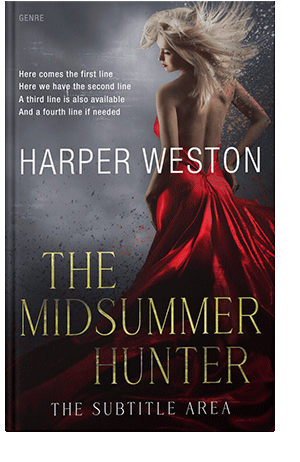 Pre Made Book Cover Cocoa Brown