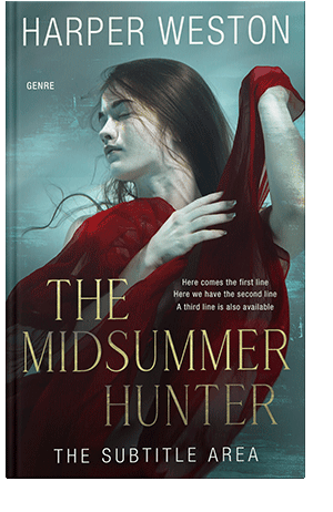 Pre Made Book Cover Cocoa Brown