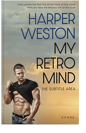 Pre Made Book Cover Heathered Gray