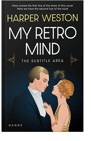 Pre Made Book Cover Calico