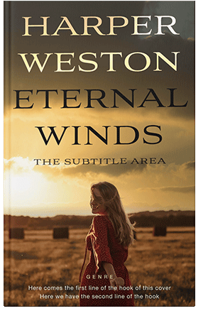 Pre Made Book Cover Metallic Bronze