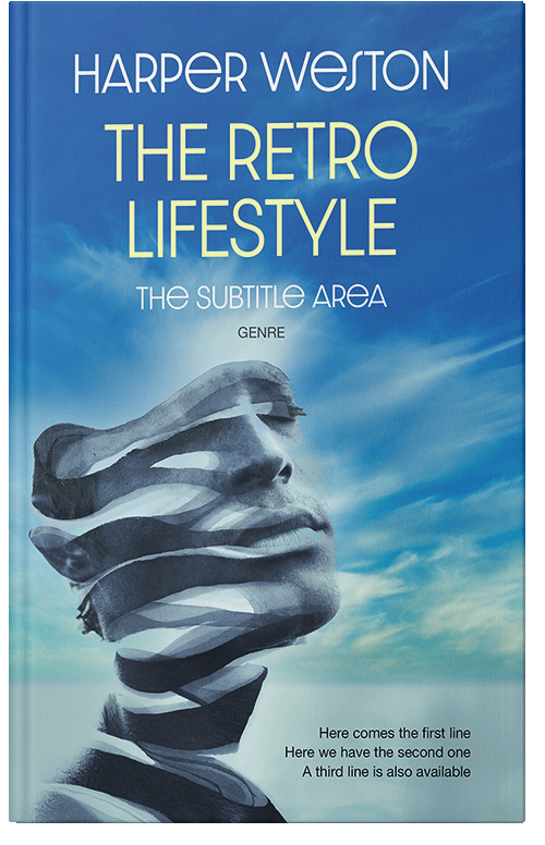 Front view of Premade Health & Mind & Body Book Cover - Astral