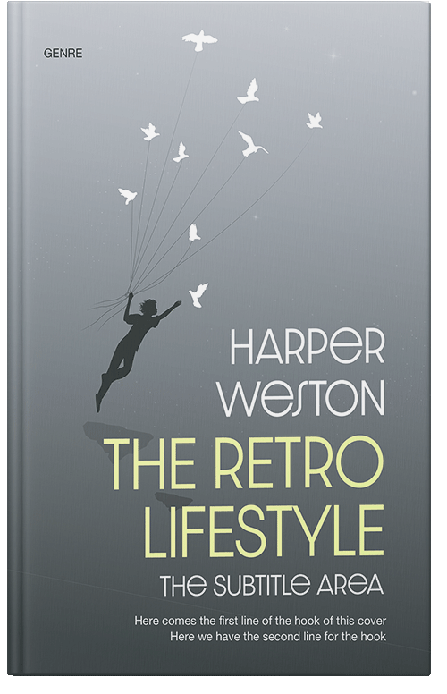 Front view of Premade Children's Book Cover - Oslo Gray