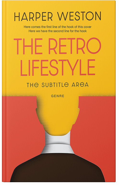 Front view of Lightning Yellow #23343 - Premade Self-Improvement & Self-Help Book Cover