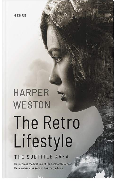 Front view of Cloud #23352 - Premade Literary Fiction Book Cover