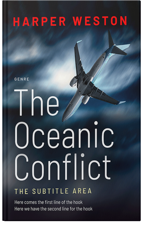 Front view of Mirage #23362 - Premade Action & Adventure Book Cover