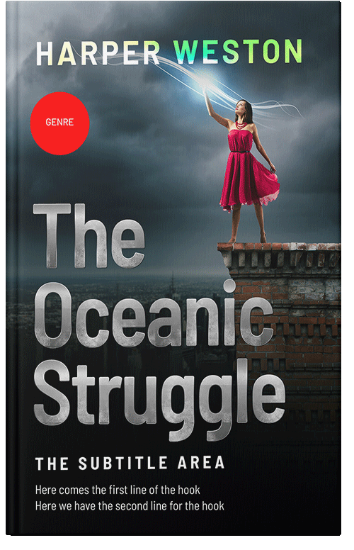 Front view of Premade Paranormal & Urban Book Cover - Outer Space