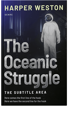 Pre Made Book Cover Gray Nickel