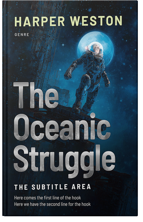 Front view of Pumice #23375 - Premade Science Fiction Book Cover