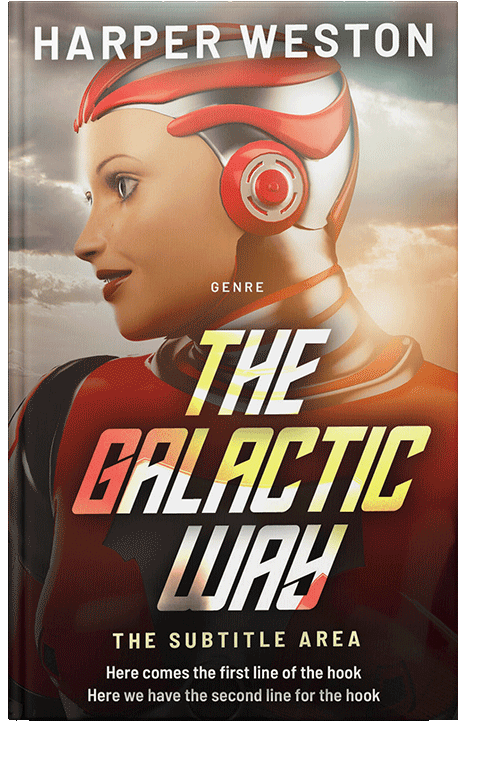 Front view of Indian Khaki #23381 - Premade Science Fiction Book Cover