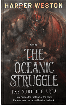 Pre Made Book Cover Cocoa Brown