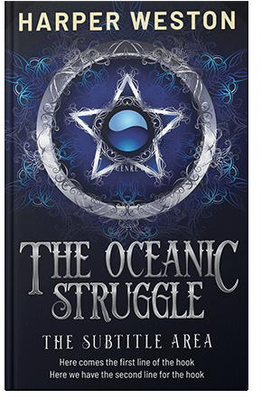 Pre Made Book Cover Ebony