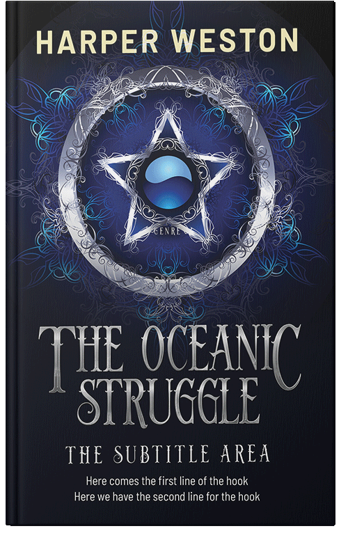 Front view of Premade Fantasy Book Cover - Ebony