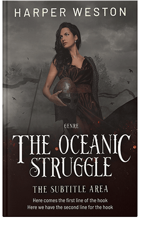 Pre Made Book Cover Cocoa Brown