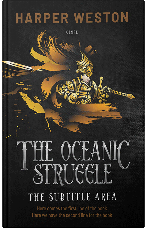 Front view of Premade Fantasy Book Cover - Twine