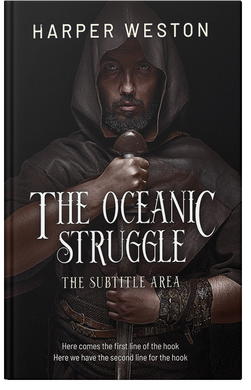 Front view of Cocoa Brown #23396 - Premade Historical Book Cover