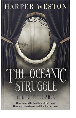 Pre Made Book Cover Ash