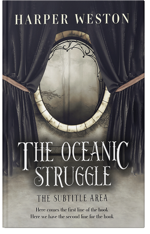 Front view of Ash #23397 - Premade Fantasy Book Cover