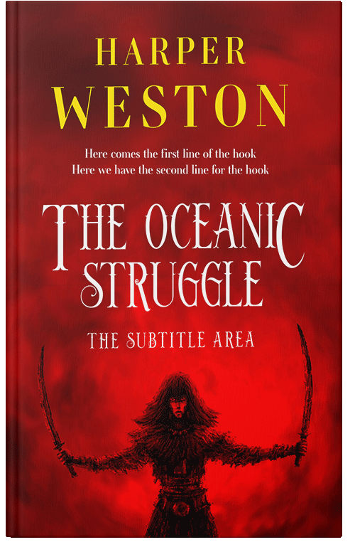 Front view of Red Berry #23398 - Premade Apocalyptica Book Cover