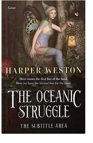 Pre Made Book Cover Coffee Bean