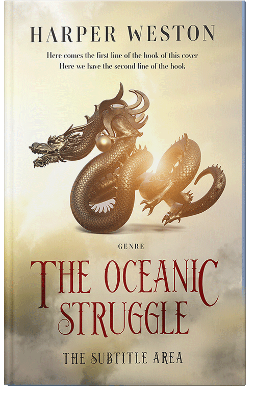 Front view of Premade Science Fiction Book Cover - Stark White