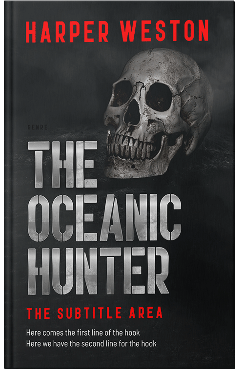 Front view of Premade Fantasy Book Cover - Woodsmoke