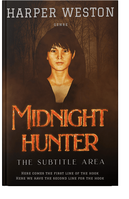 Front view of Wood Bark #23425 - Premade Horror Book Cover