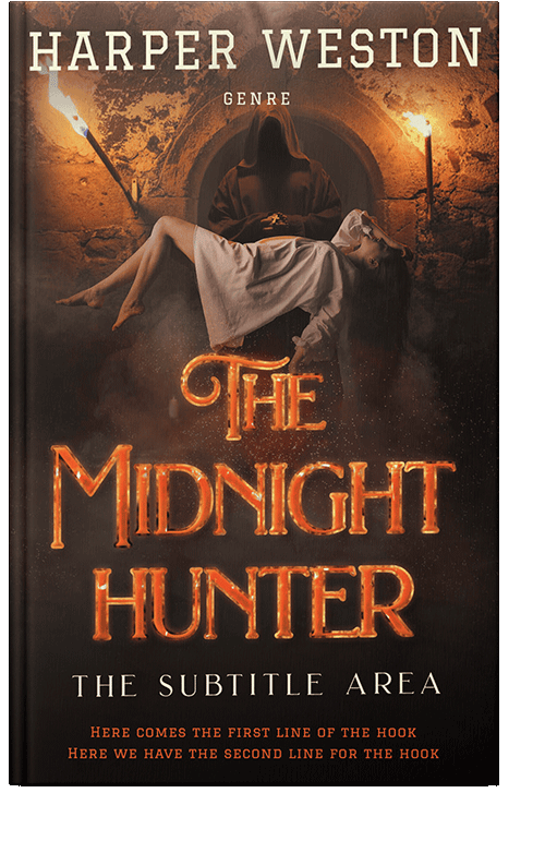 Front view of Eternity #23429 - Premade Fantasy Book Cover