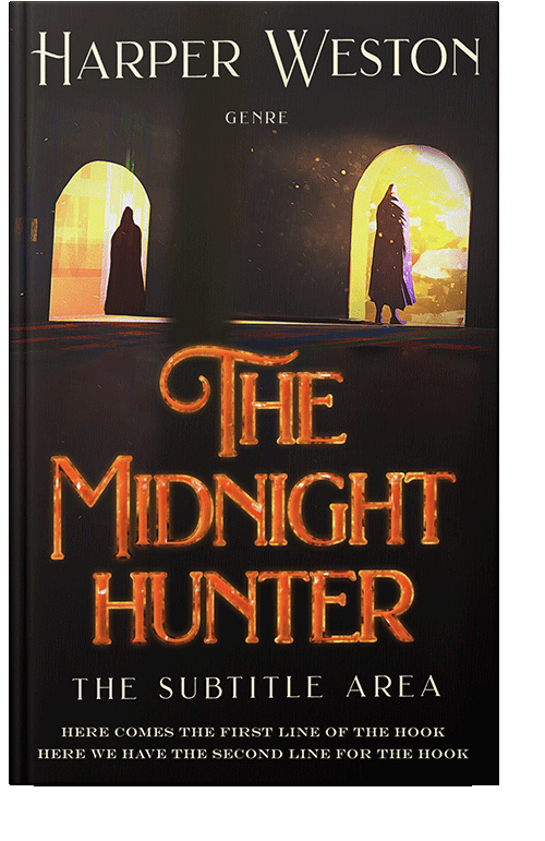 Front view of Night Rider #23433 - Premade Travel Book Cover