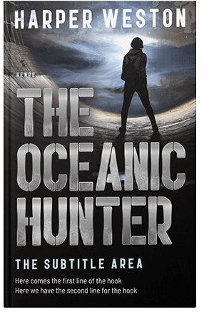 Pre Made Book Cover Silver Sand