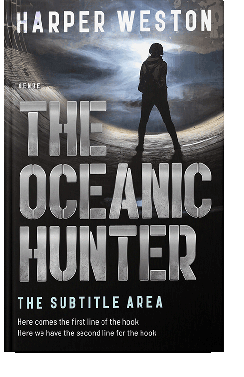 Front view of Silver Sand #23434 - Premade Mystery & Thriller & Suspense Book Cover