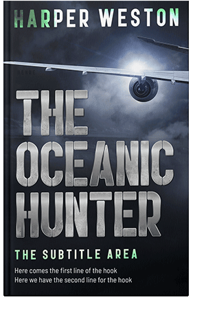 Pre Made Book Cover Silver Sand