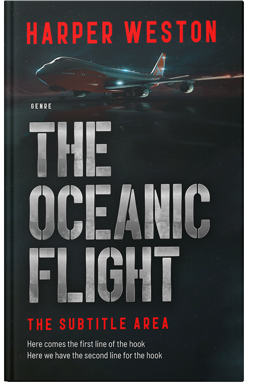 Front view of Quicksand #23442 - Premade Mystery & Thriller & Suspense Book Cover