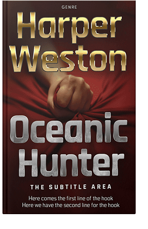 Pre Made Book Cover Aubergine